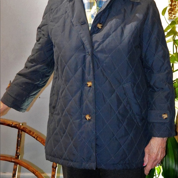 J. McLaughlin Jackets & Coats | J Mclaughlin Womens Quilted Jacket Navy 